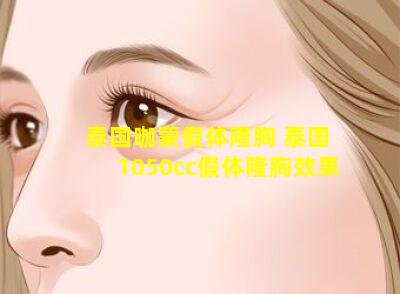 泰国咖蒙假体隆胸 泰国1050cc假体隆胸效果